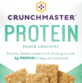 12/3.54 OZ BROWN RICE PROTEIN CRACKERS ROASTED GARLIC product image